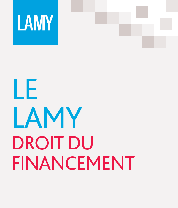 Le Lamy droit du financement